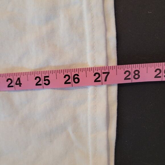 Gildan Keep Calm And Merry On T Shirt Christmas White Adult Medium New NWT - Picture 6 of 6